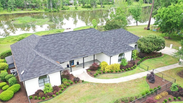 136 Lake Bluff Dr, Waynesboro, GA 30830 - view from above of property featuring a nearby body of water