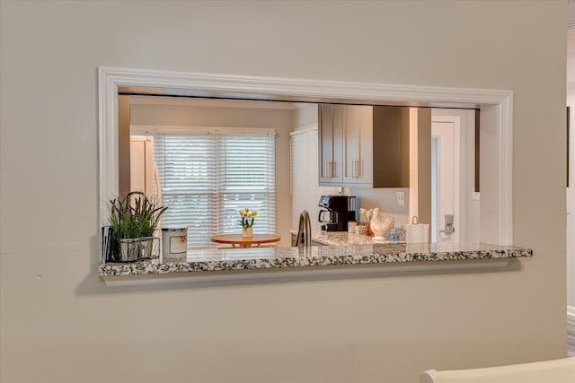 315 Coastal Cv, Mccormick, SC 29835 - kitchen featuring light stone counters and a sink