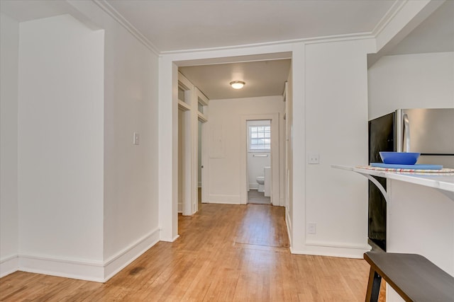 1847 Warren St, Augusta, GA 30904 - hallway featuring light wood-type flooring and baseboards