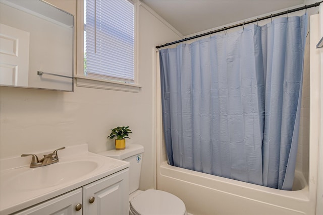 1847 Warren St, Augusta, GA 30904 - full bathroom with vanity, toilet, and shower / tub combo