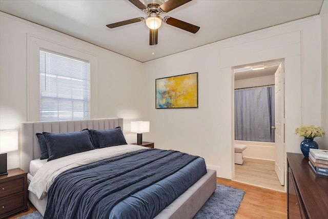 1847 Warren St, Augusta, GA 30904 - bedroom with a ceiling fan and light wood finished floors