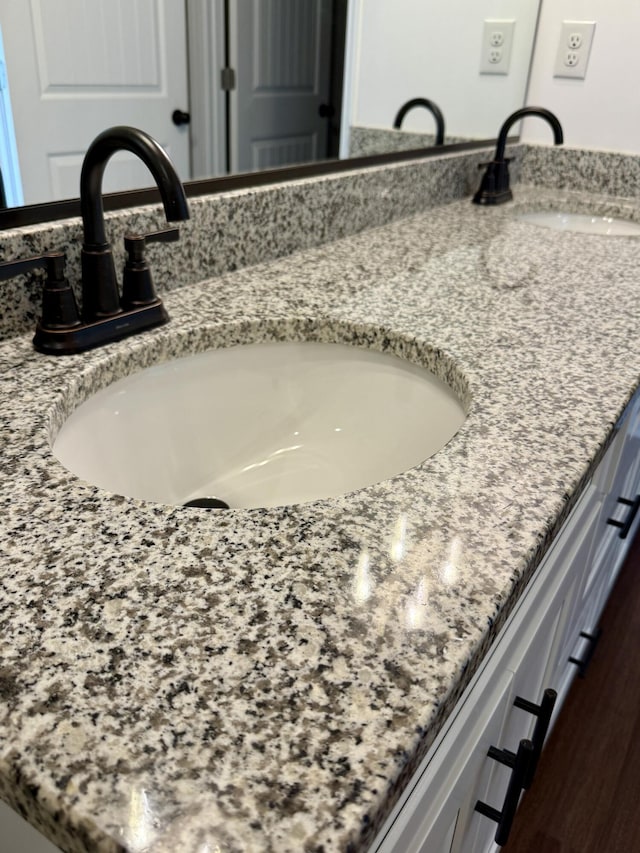 213 Whiskey Rd, Grovetown, GA 30813 - interior details with double vanity and a sink