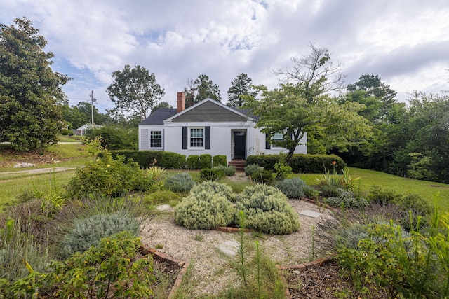 2217 Montclair St, Augusta, GA 30904 - view of front of property with a chimney and a front lawn
