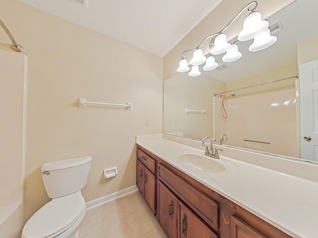 4373 Quail Creek Rd, Martinez, GA 30907 - full bath with vanity and tile patterned flooring