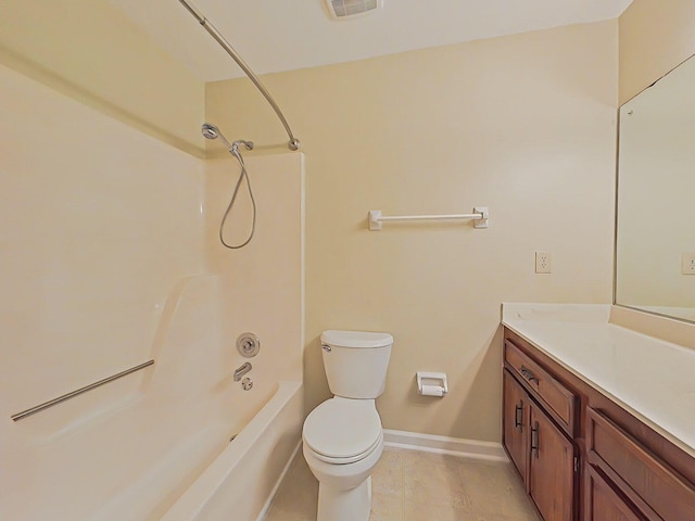 4373 Quail Creek Rd, Martinez, GA 30907 - bathroom featuring vanity,  shower combination, and tile patterned floors