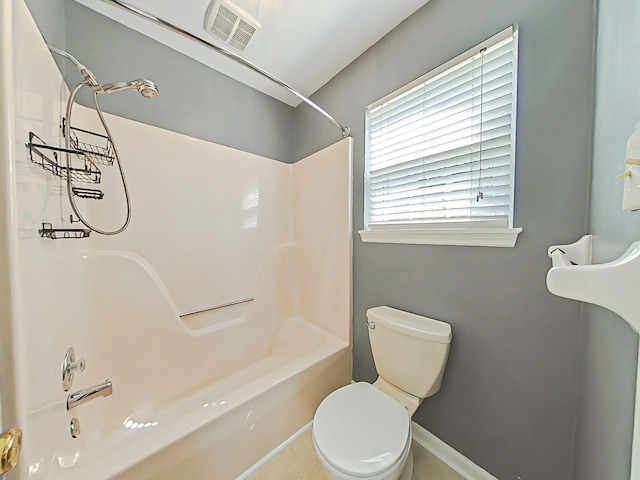 4373 Quail Creek Rd, Martinez, GA 30907 - bathroom with washtub / shower combination and toilet