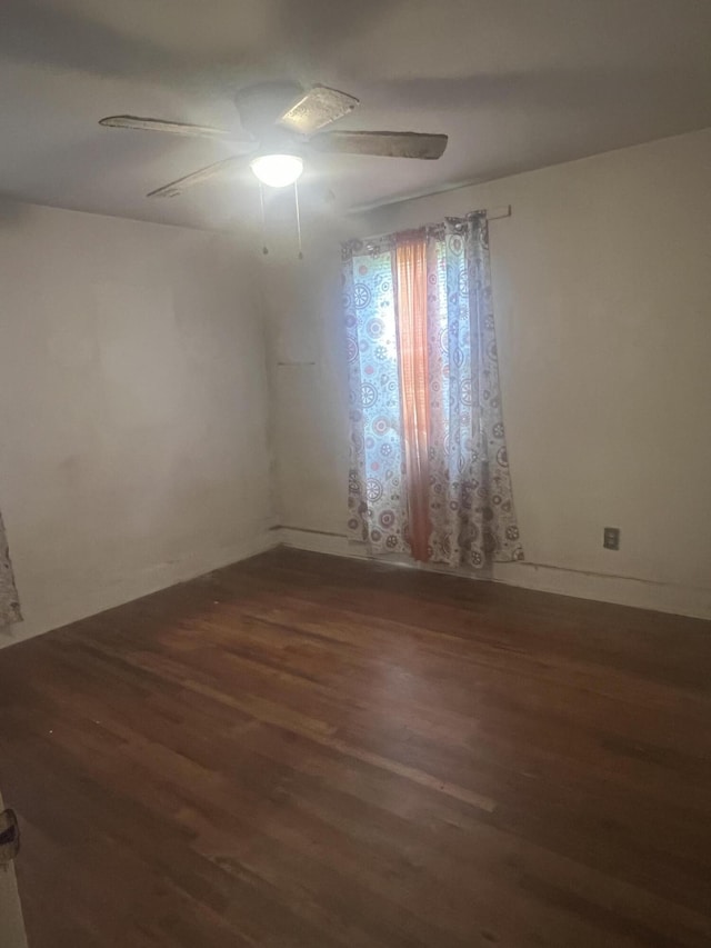 824 Ann St, Augusta, GA 30904 - spare room featuring wood finished floors and a ceiling fan