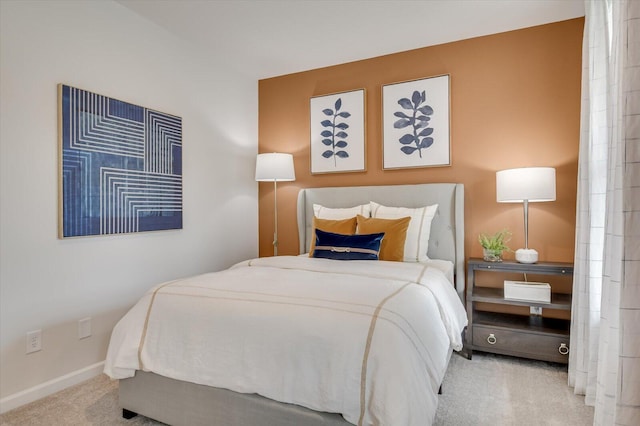 bedroom featuring carpet floors