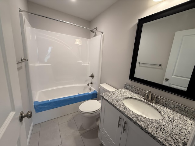 251 Prominence Dr, Grovetown, GA 30813 - full bath featuring vanity, bathing tub / shower combination, and tile patterned floors