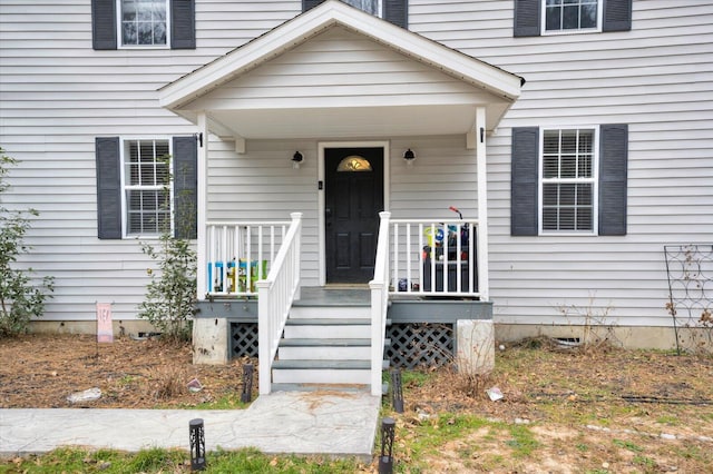 view of property entrance