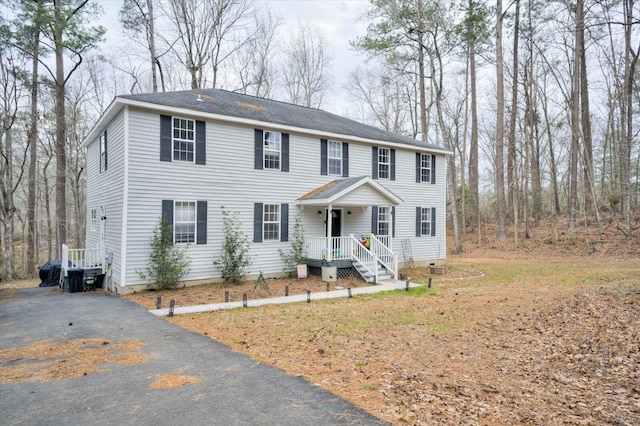 view of colonial-style house