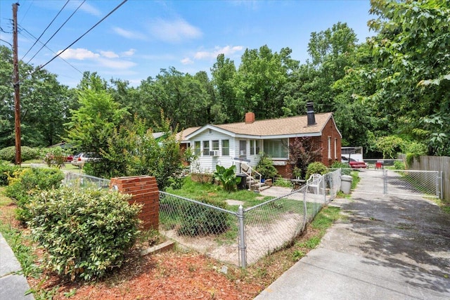 view of front of home