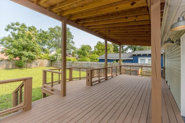 925 Beman St, Augusta, GA 30904 - view of wooden terrace