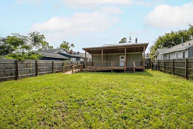 925 Beman St, Augusta, GA 30904 - rear view of property with a deck