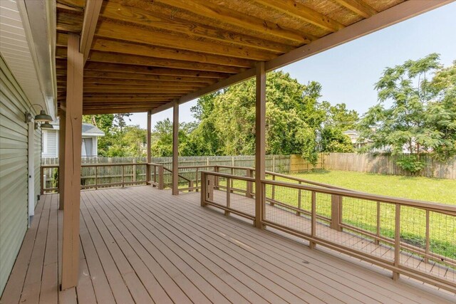 925 Beman St, Augusta, GA 30904 - view of wooden deck