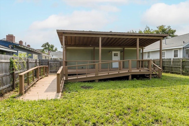 925 Beman St, Augusta, GA 30904 - rear view of property featuring a deck