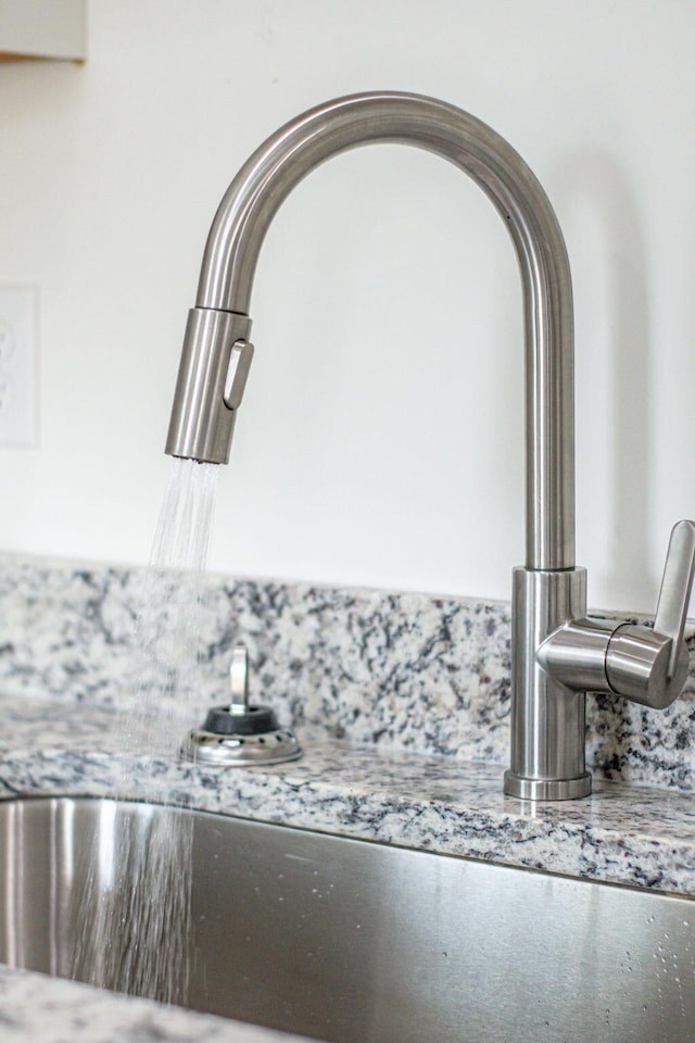 interior details with sink