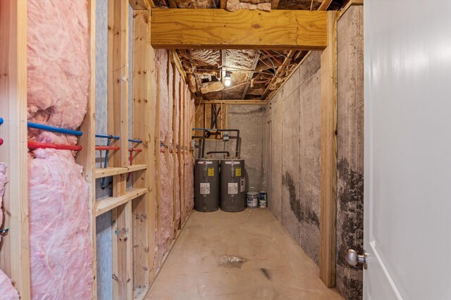 647 Bunchgrass St, Evans, GA 30809 - below grade area with water heater