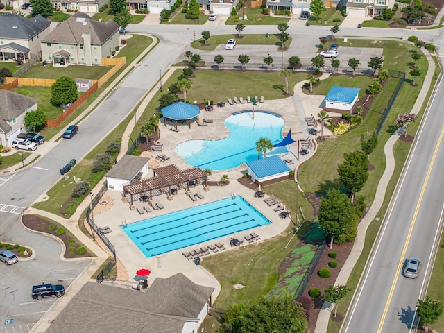 647 Bunchgrass St, Evans, GA 30809 - drone / aerial view of a pool area