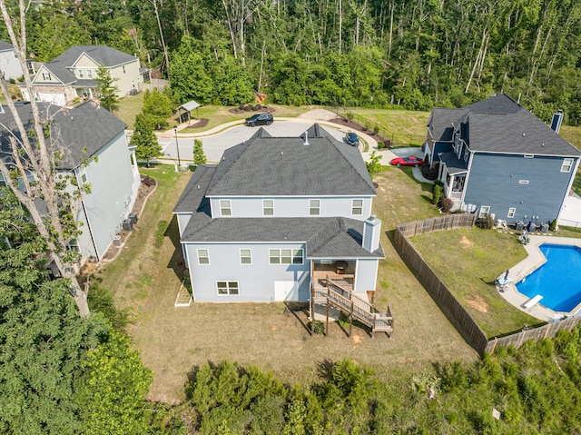 647 Bunchgrass St, Evans, GA 30809 - view from above of property featuring a pool