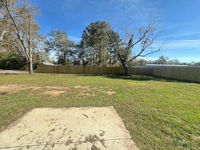 view of yard featuring a patio