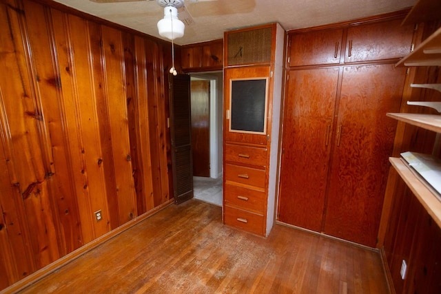114 Bordeaux St, North Augusta, SC 29841 - unfurnished bedroom featuring wood finished floors and wooden walls