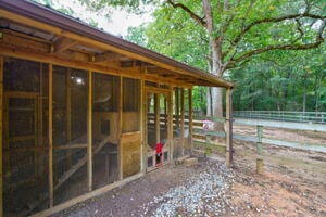 view of horse barn