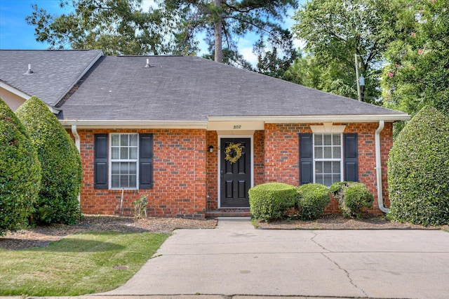 view of ranch-style home