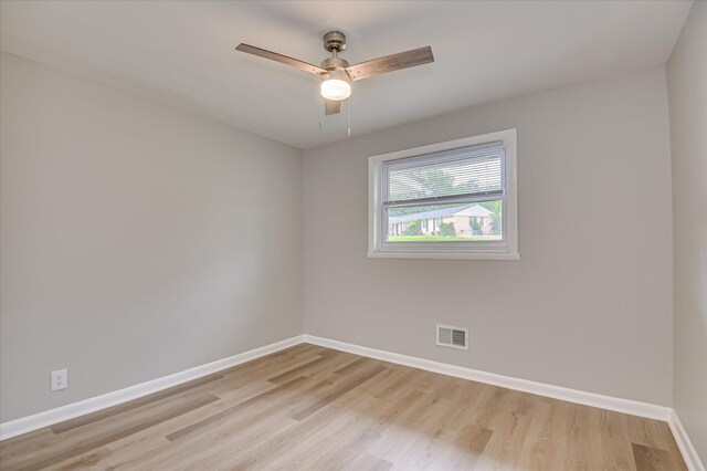 1116 Northwood Rd, Augusta, GA 30909 - spare room with light wood-type flooring and a ceiling fan