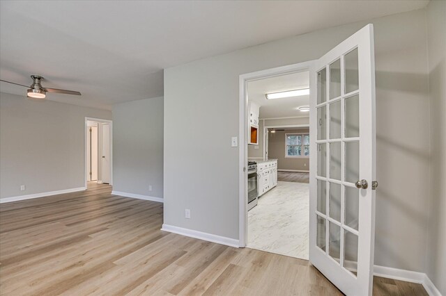 1116 Northwood Rd, Augusta, GA 30909 - spare room featuring light wood finished floors and ceiling fan