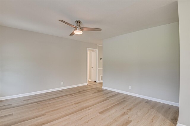 1116 Northwood Rd, Augusta, GA 30909 - unfurnished room with light wood-style flooring and a ceiling fan