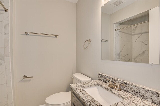 1116 Northwood Rd, Augusta, GA 30909 - full bathroom featuring vanity and a marble finish shower