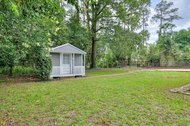 1116 Northwood Rd, Augusta, GA 30909 - view of yard featuring an outbuilding