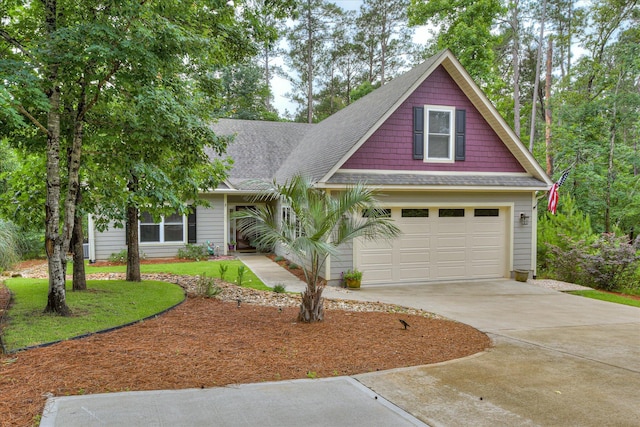 170 Grandview Dr, Mccormick, SC 29835 - view of front of house featuring a garage, concrete driveway, and roof with shingles