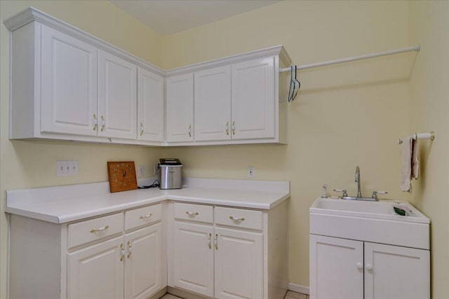 laundry room featuring sink