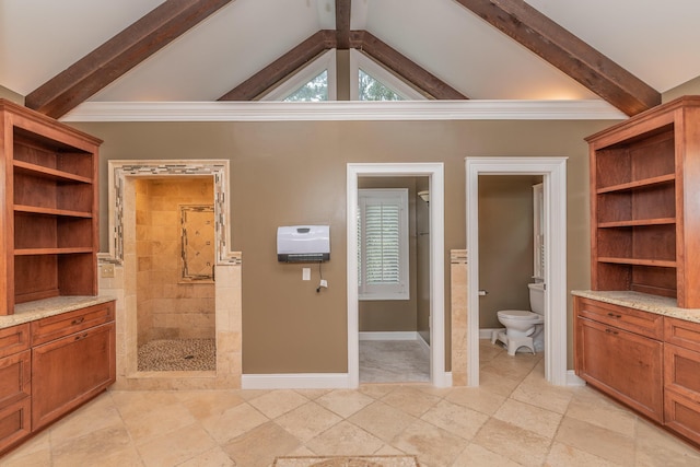 211 Ronda Ct, Grovetown, GA 30813 - full bath featuring walk in shower, toilet, and baseboards