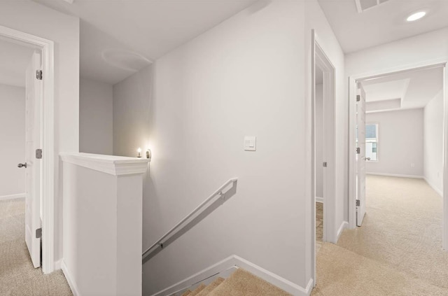 3445 Firestone Dr, Hephzibah, GA 30815 - staircase with baseboards and carpet