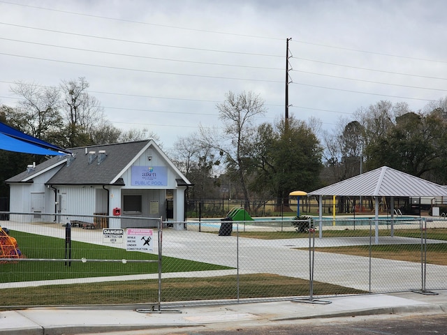 view of street with curbs and sidewalks