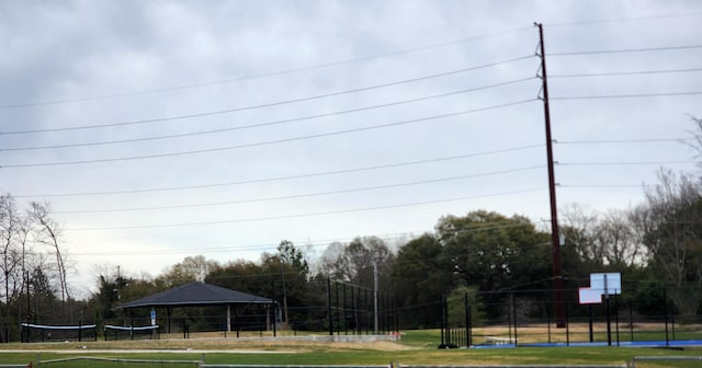 view of property's community featuring a yard