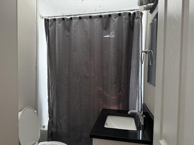 2402 Wheeless Rd, Augusta, GA 30906 - full bathroom with vanity and shower / bath combo with shower curtain