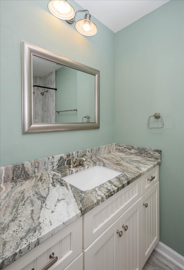 2924 Stratford Dr, Augusta, GA 30909 - bathroom with vanity and baseboards