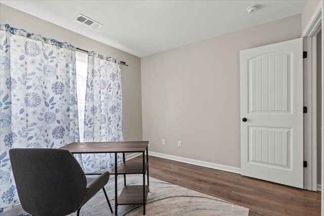 3382 Grove Landing Cir, Grovetown, GA 30813 - home office with wood finished floors and baseboards