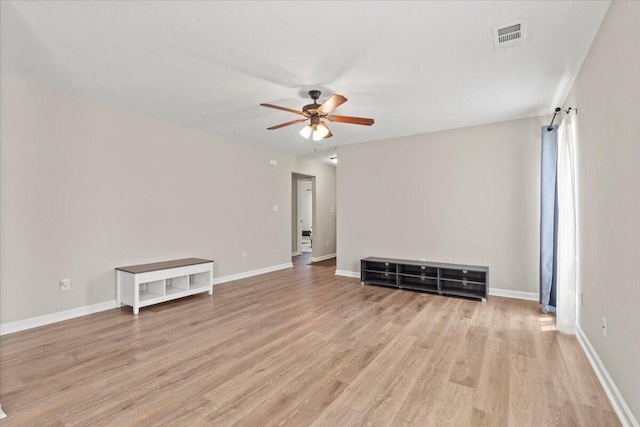 3382 Grove Landing Cir, Grovetown, GA 30813 - unfurnished room with ceiling fan and light wood-type flooring