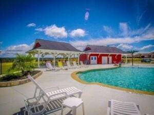 pool featuring a patio