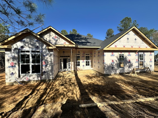 view of rear view of property