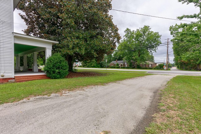 view of road