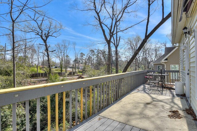 227 Water Oak Dr, Augusta, GA 30904 - view of wooden terrace