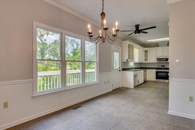 227 Water Oak Dr, Augusta, GA 30904 - living room with wood finished floors, ornamental molding, and a ceiling fan