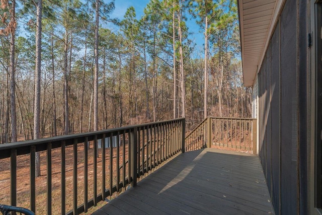 view of deck