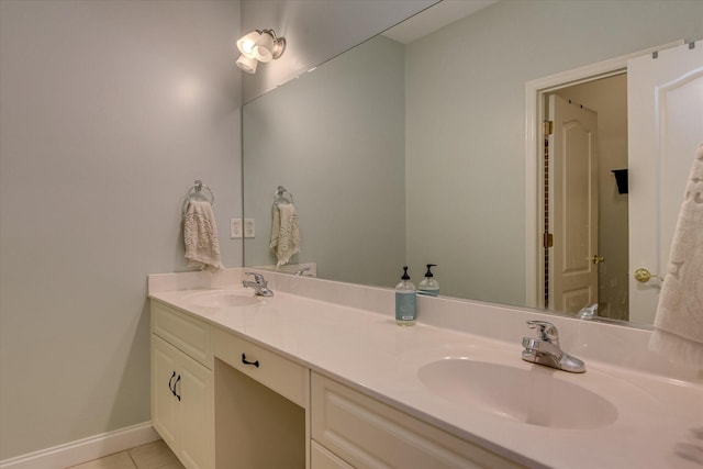 207 Oleander Trl, Evans, GA 30809 - bathroom featuring double vanity and tile patterned floors